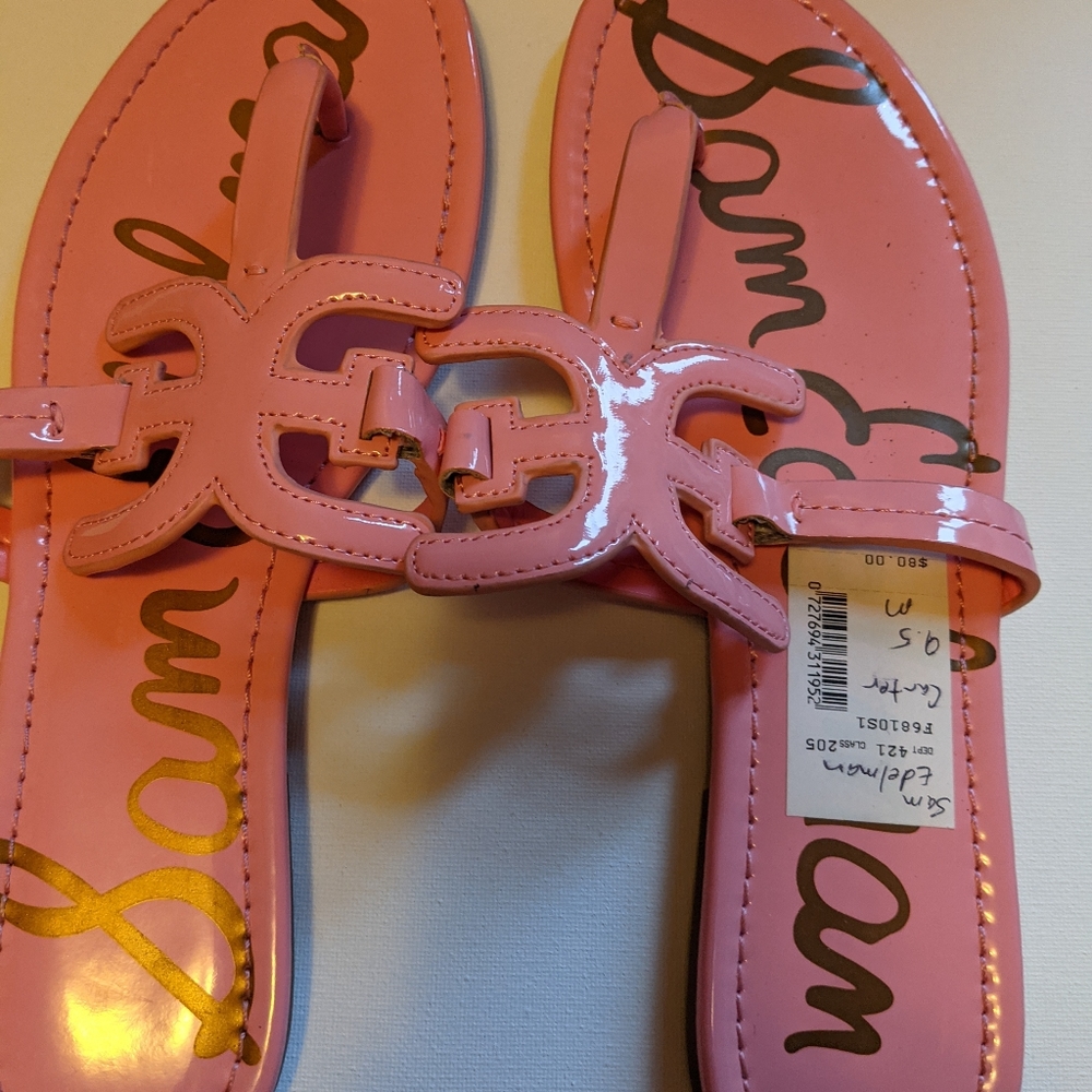 Pink Leather Sandals